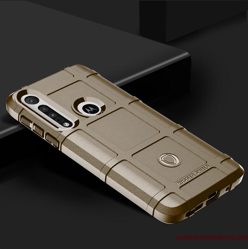 Moto G8 Plus Cover Silikone Anti-fald Beskyttelse Alt Inklusive Tykke Telefon Etui