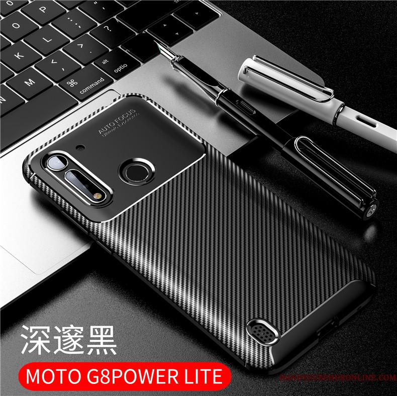 Moto G8 Power Lite Trendy Simple Telefon Etui Alt Inklusive Blød Ny Silikone