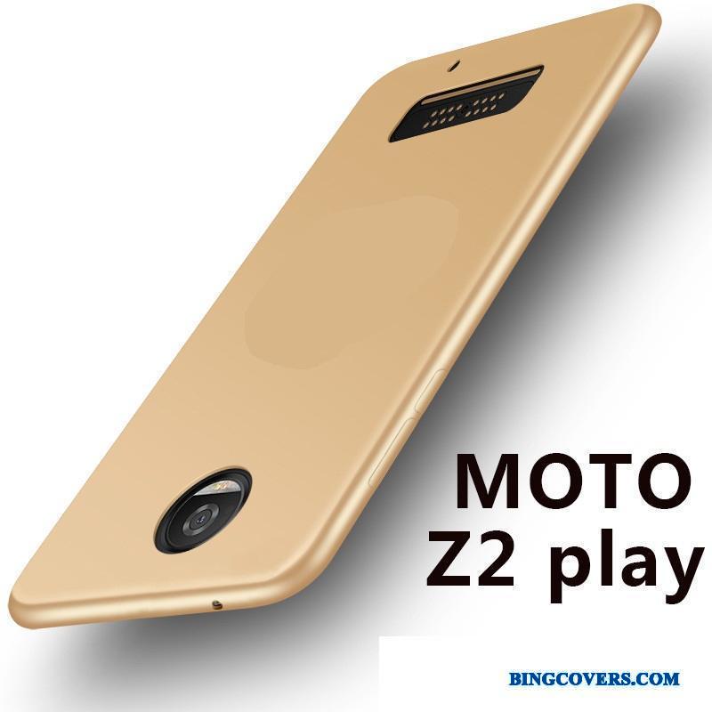 Moto Z2 Play Blød Alt Inklusive Beskyttelse Etui Telefon Rosa Guld Cover