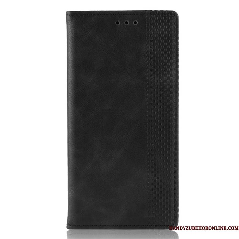 Motorola Edge Lædertaske Telefon Etui Kort Beskyttelse Cyan Cover Folio