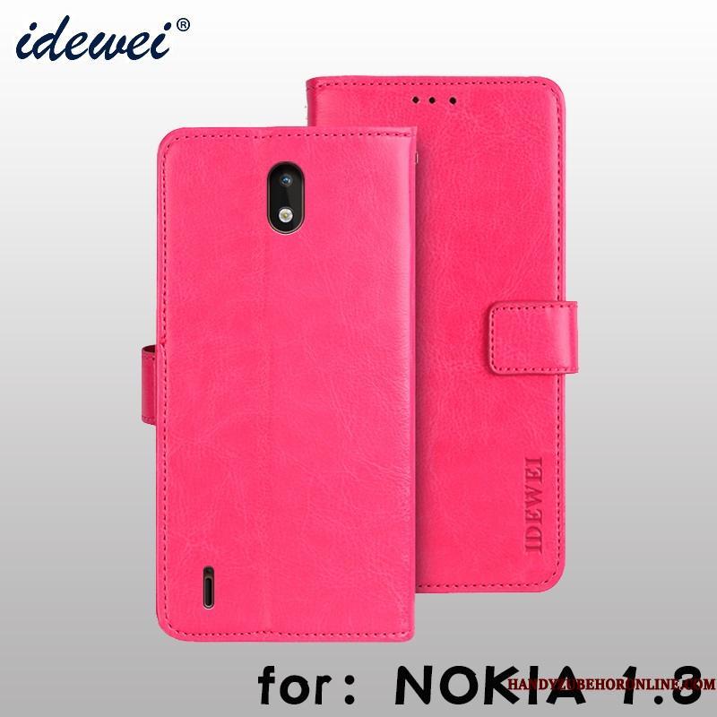Nokia 1.3 Support Kort Etui Tegnebog Mobiltelefon Folio Beskyttelse