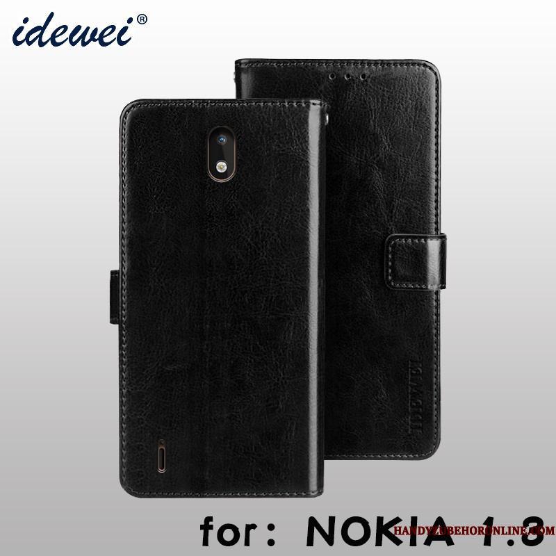 Nokia 1.3 Support Kort Etui Tegnebog Mobiltelefon Folio Beskyttelse
