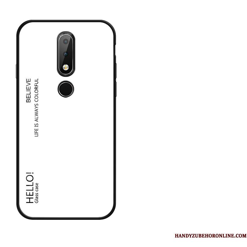 Nokia 7.1 Af Personlighed Kreativ Telefon Etui Gradient Glas Gul Trend