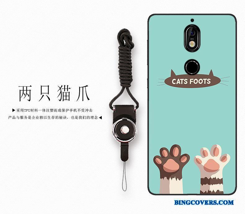 Nokia 7 Beskyttelse Silikone Ny Alt Inklusive Cartoon Anti-fald Telefon Etui
