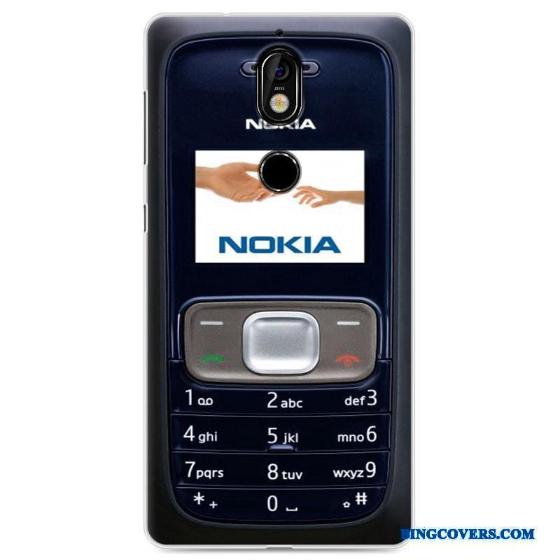 Nokia 7 Etui Af Personlighed Trend Gul Beskyttelse Anti-fald Cover Silikone