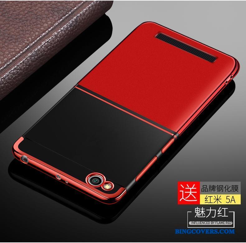Redmi 5a Etui Cover Kreativ Anti-fald Trend Silikone Rød Blød