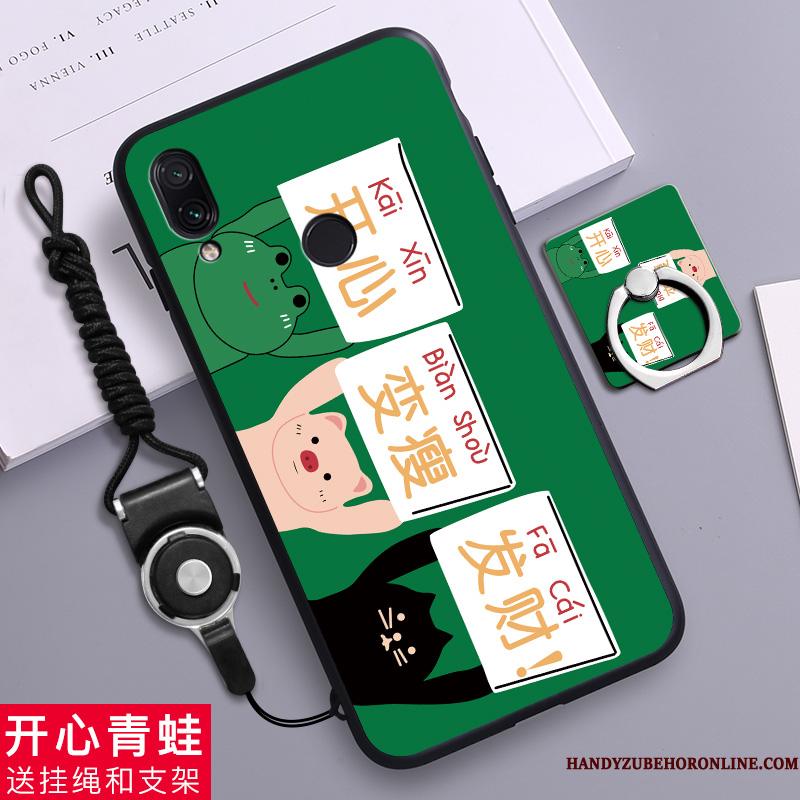 Redmi 7 Telefon Etui Mobiltelefon Cartoon Rød Cover Hængende Ornamenter Grøn