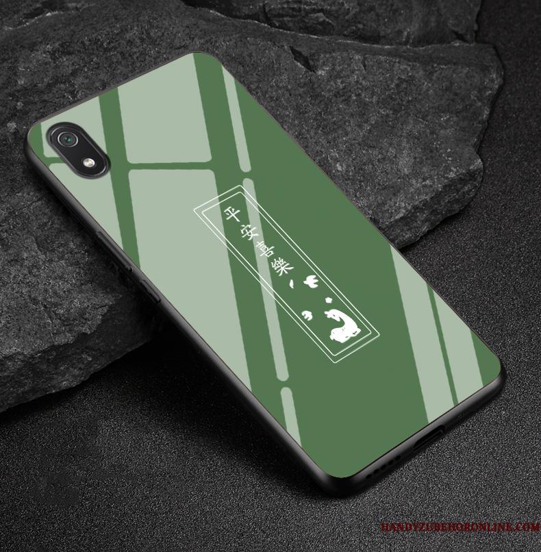Redmi 7a Mode Anti-fald Silikone Rød Telefon Etui Cover Beskyttelse