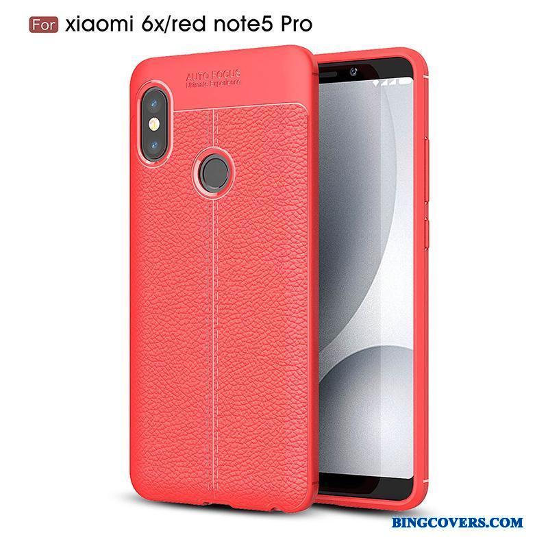 Redmi Note 5 Pro Etui Grå Cover Ny Silikone Kreativ Rød Af Personlighed