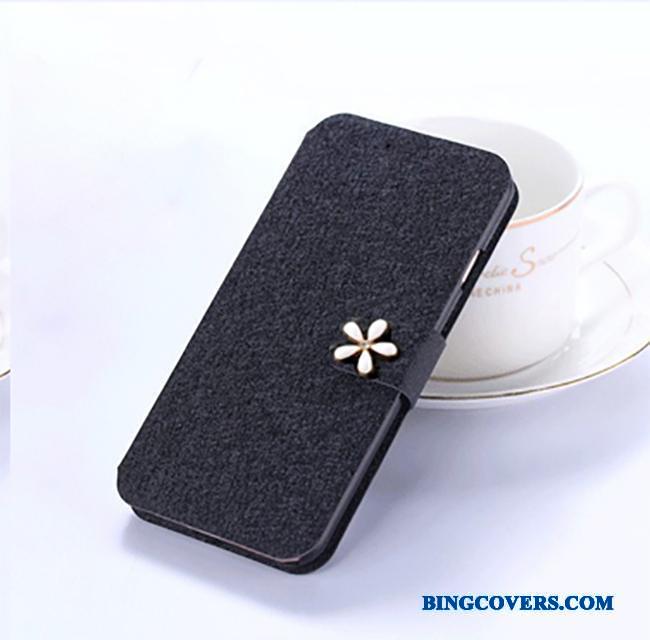 Redmi Note 5 Solid Farve Cover Beskyttelse Telefon Etui Trend Strass Folio