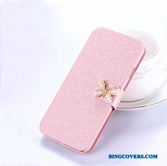Redmi Note 5 Solid Farve Cover Beskyttelse Telefon Etui Trend Strass Folio