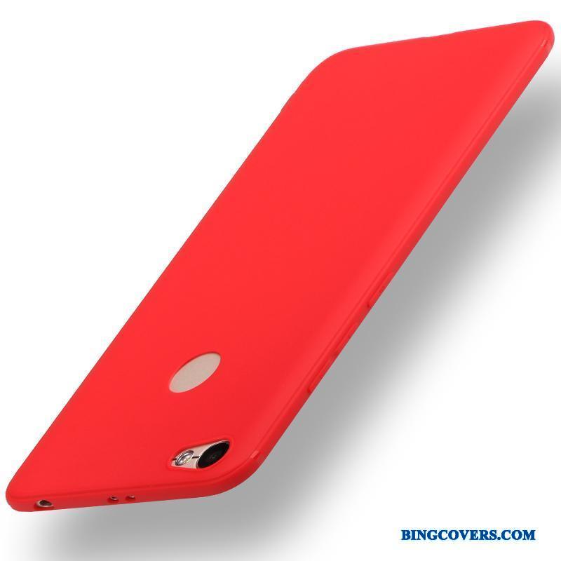 Redmi Note 5a Af Personlighed Silikone Telefon Etui Nubuck Lille Sektion Høj Rød
