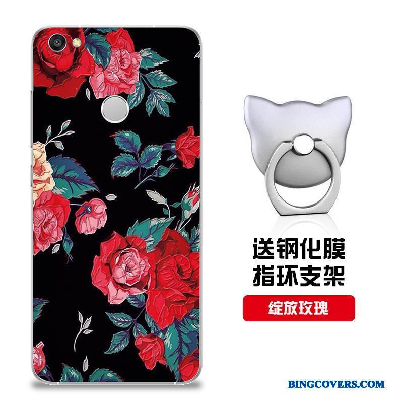 Redmi Note 5a Cover Rød Telefon Etui Anti-fald Beskyttelse Lilla Tilpas