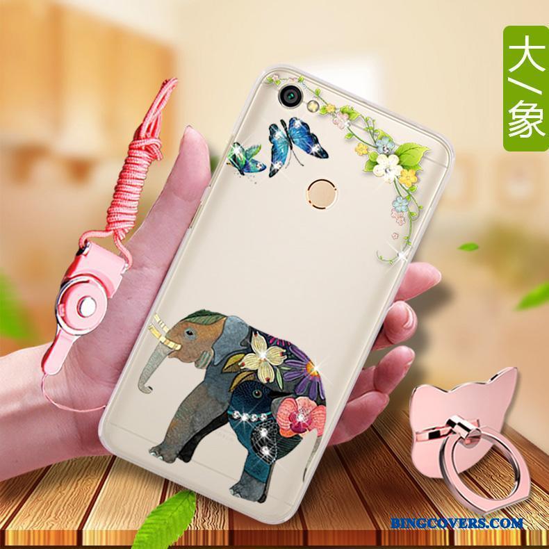 Redmi Note 5a Etui Silikone Blød Mobiltelefon Beskyttelse Høj Lilla Cover