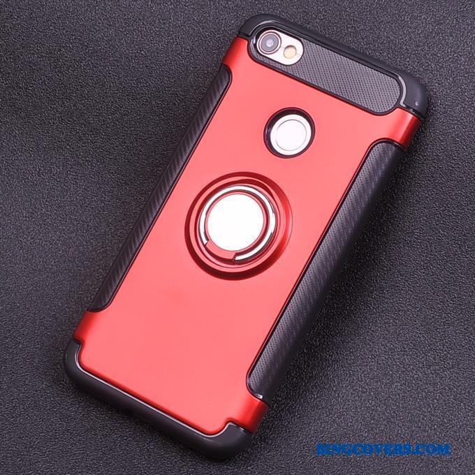 Redmi Note 5a Silikone Høj Alt Inklusive Cover Telefon Etui Rød Sølv