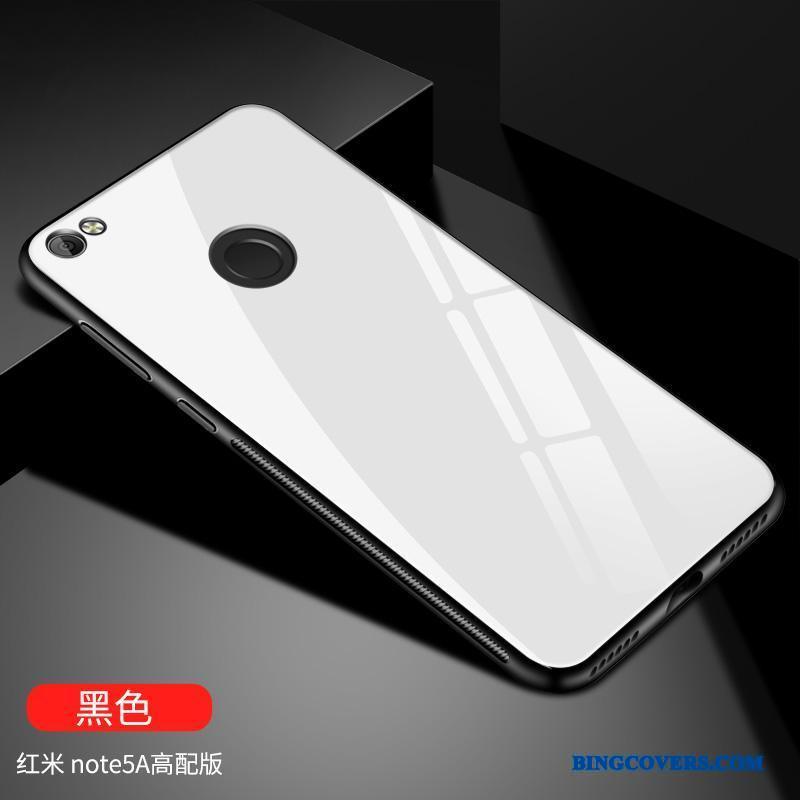 Redmi Note 5a Trend Alt Inklusive Høj Glas Telefon Etui Sort Lille Sektion