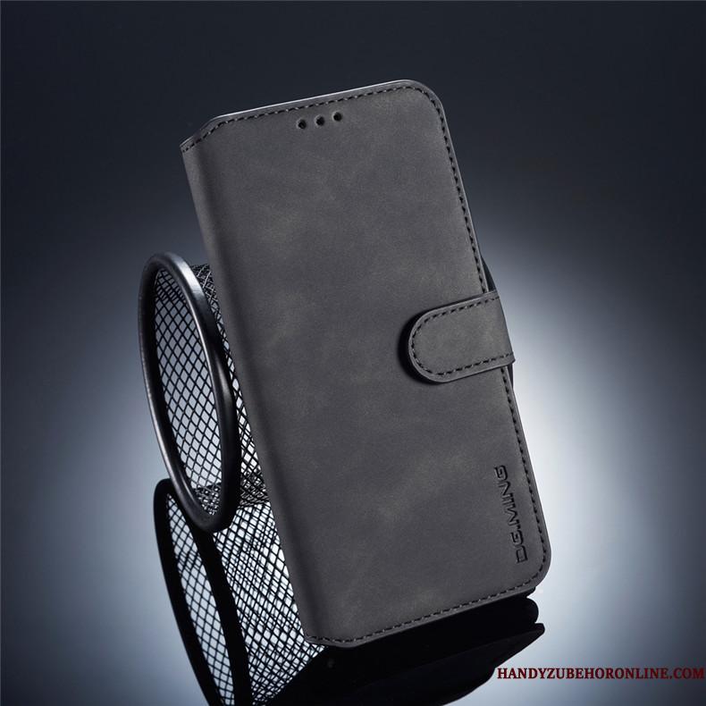 Redmi Note 6 Pro Lædertaske Telefon Etui Rød Clamshell Alt Inklusive Anti-fald Ny