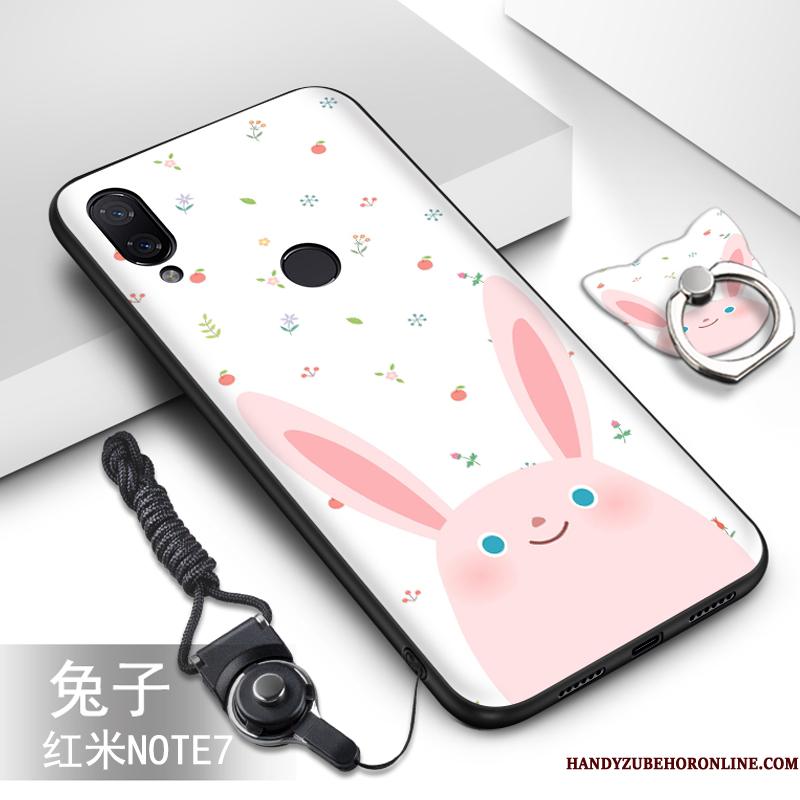 Redmi Note 7 Beskyttelse Ny Telefon Etui Cartoon Malet Cover Blå