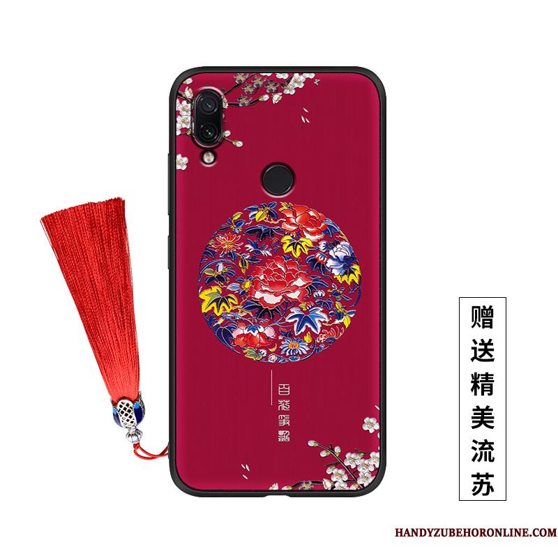 Redmi Note 7 Etui Af Personlighed Cover Kinesisk Stil Telefon Nubuck Alt Inklusive