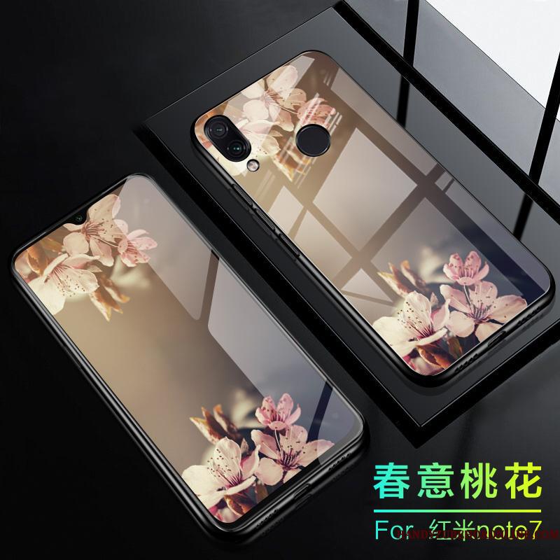 Redmi Note 7 Etui Kreativ Anti-fald Alt Inklusive Silikone Glas Super Smuk