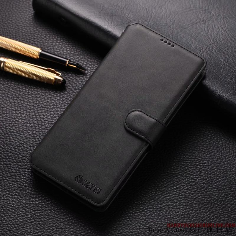 Redmi Note 8 Pro Rød Telefon Etui Af Personlighed Business Folio Lædertaske