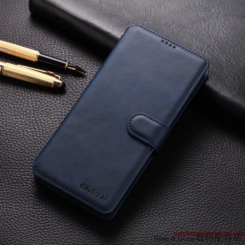 Redmi Note 8 Pro Rød Telefon Etui Af Personlighed Business Folio Lædertaske