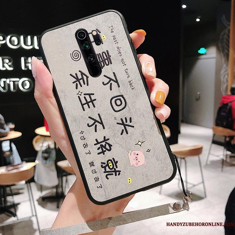 Redmi Note 8 Pro Skærmbeskyttelse Klud Hærdning Rød Telefon Etui Alt Inklusive Mønster