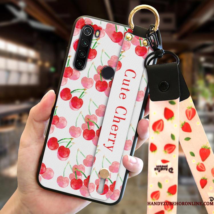 Redmi Note 8t Af Personlighed Alt Inklusive Rød Lille Sektion Telefon Etui Silikone Hvid