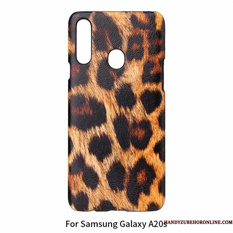 Samsung Galaxy A20s Leopard Etui Let Tynd Stjerne Telefon Trendy Hård