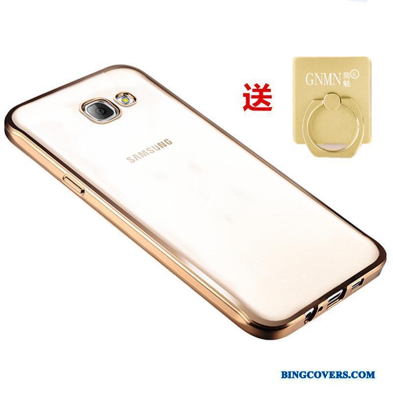 Samsung Galaxy A3 2016 Etui Blød Gennemsigtig Stjerne Beskyttelse Sølv Mobiltelefon Cover