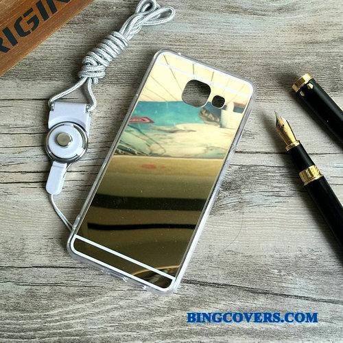 Samsung Galaxy A3 2016 Support Telefon Etui Rosa Guld Spejl Silikone Anti-fald Stjerne