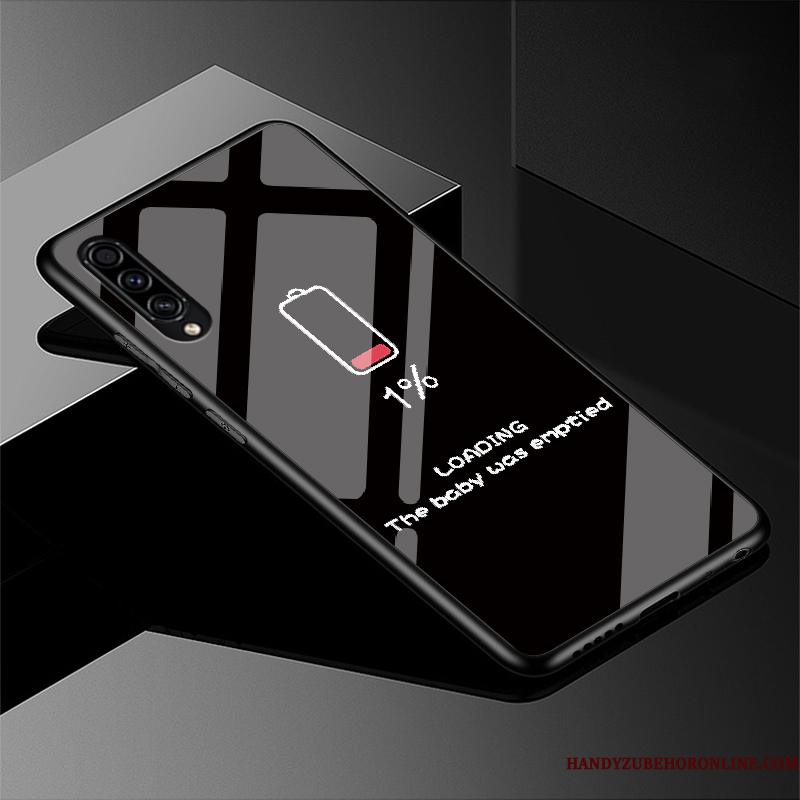 Samsung Galaxy A30s Stjerne Glas Lyserød Cover Telefon Etui Beskyttelse Smuk