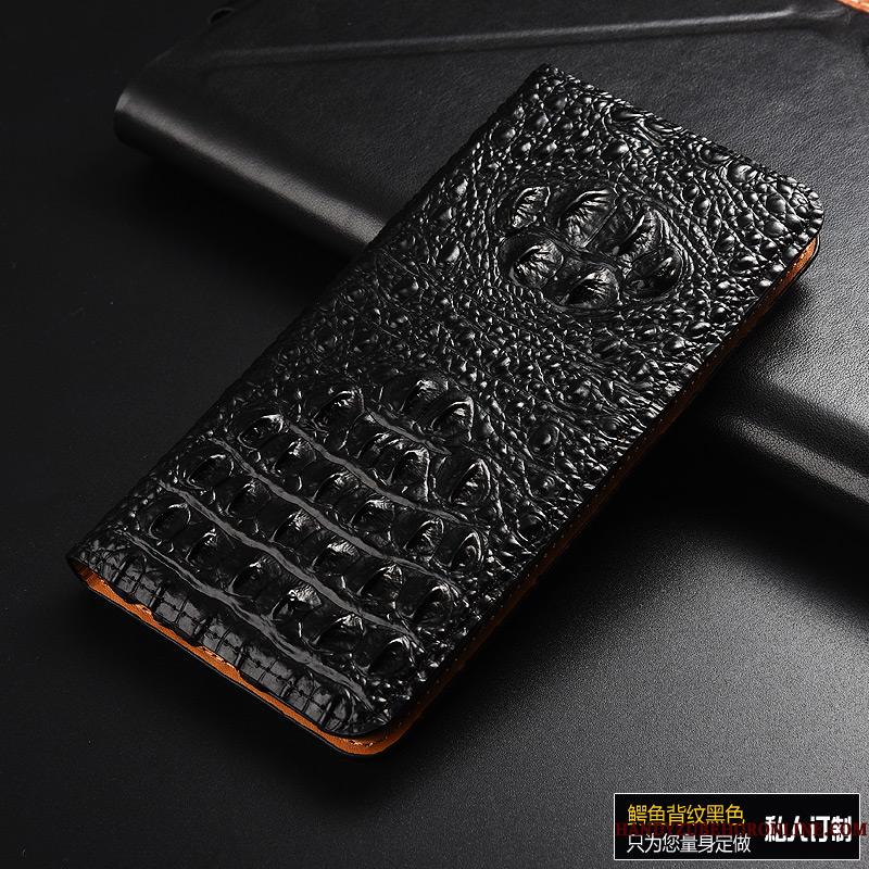 Samsung Galaxy A40 Etui Mønster Alt Inklusive Krokodille Lædertaske Anti-fald Ægte Læder Cover