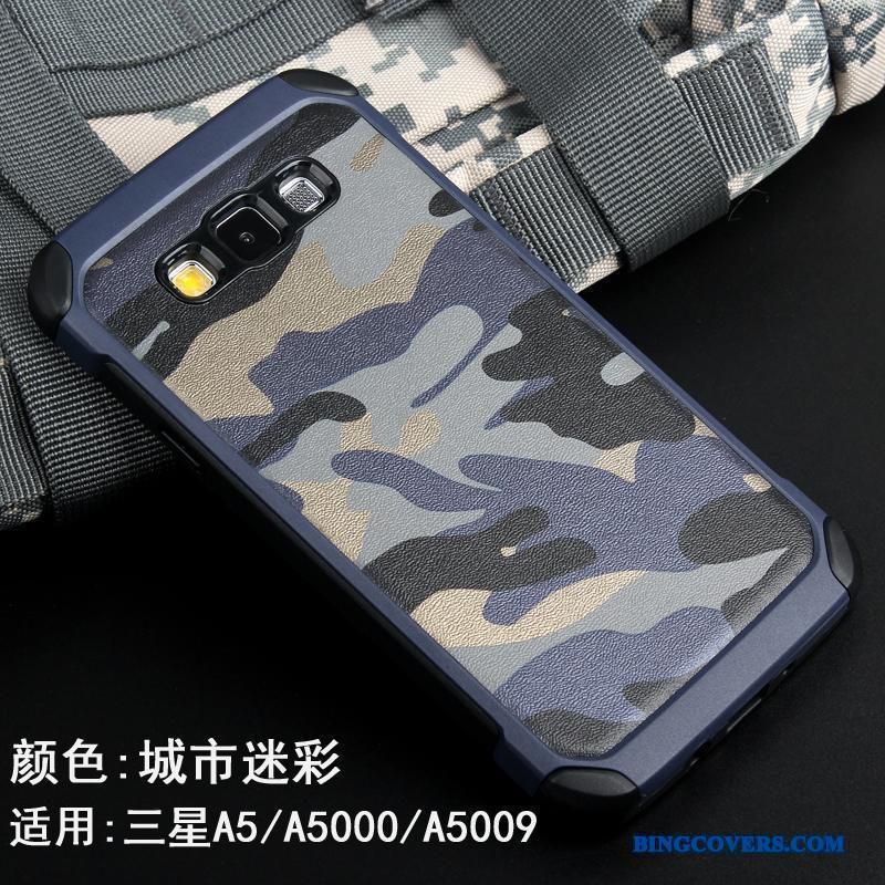 Samsung Galaxy A5 2015 Anti-fald Beskyttelse Silikone Af Personlighed Camouflage Telefon Etui Cover