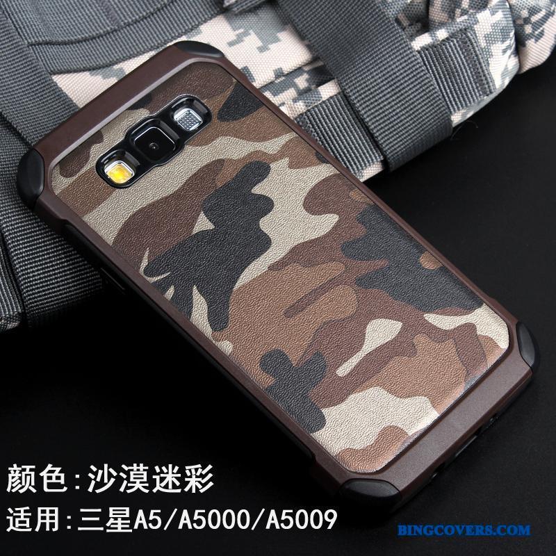 Samsung Galaxy A5 2015 Anti-fald Beskyttelse Silikone Af Personlighed Camouflage Telefon Etui Cover
