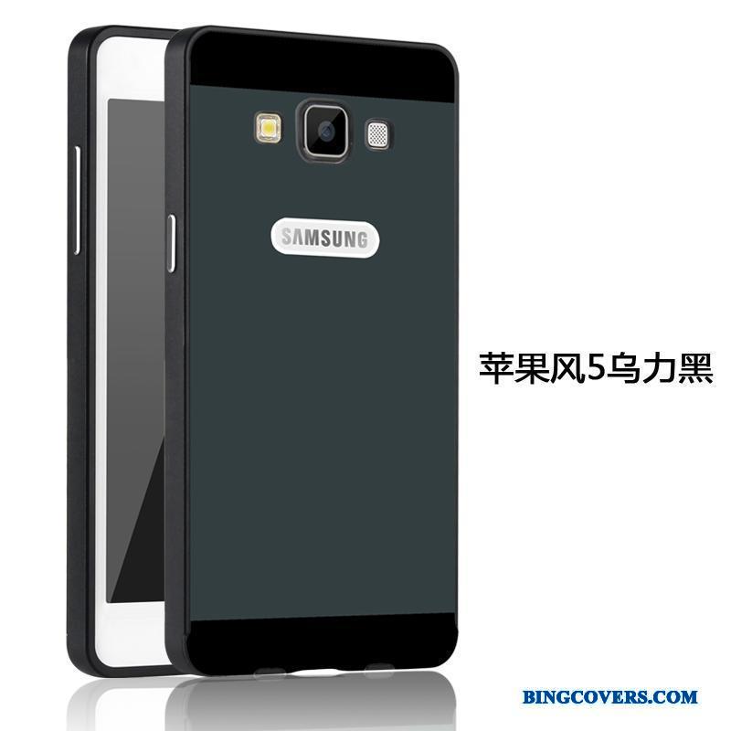 Samsung Galaxy A5 2015 Ramme Anti-fald Telefon Etui Høj Stjerne Metal Beskyttelse