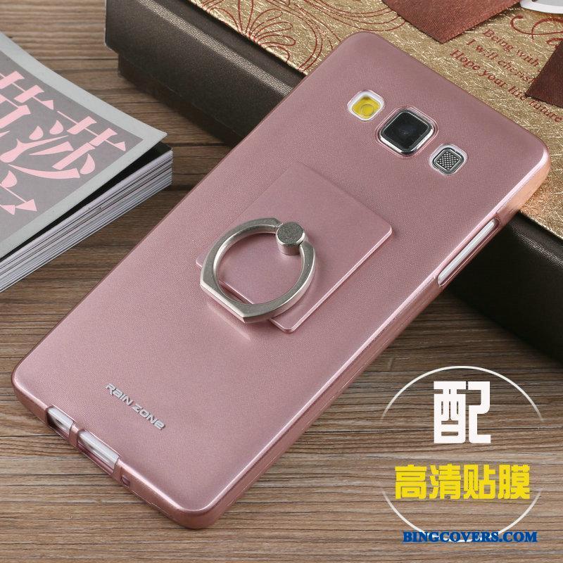 Samsung Galaxy A5 2015 Stjerne Silikone Blød Telefon Etui Beskyttelse Cover Rosa Guld