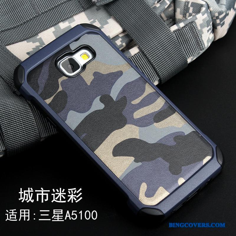 Samsung Galaxy A5 2016 Beskyttelse Etui Camouflage Anti-fald Telefon Stjerne Silikone