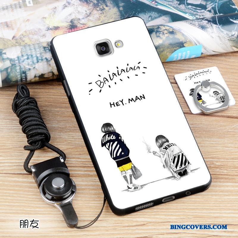 Samsung Galaxy A5 2016 Nubuck Mobiltelefon Cover Etui Telefon Blå Europa