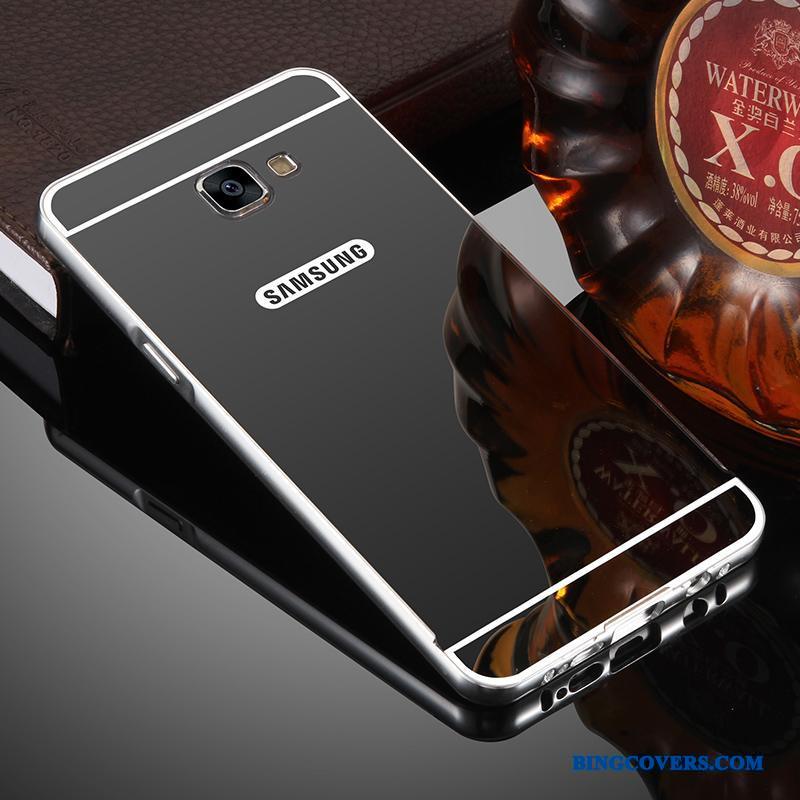 Samsung Galaxy A5 2017 Etui Spejl Stjerne Cover Beskyttelse Anti-fald Metal Sølv