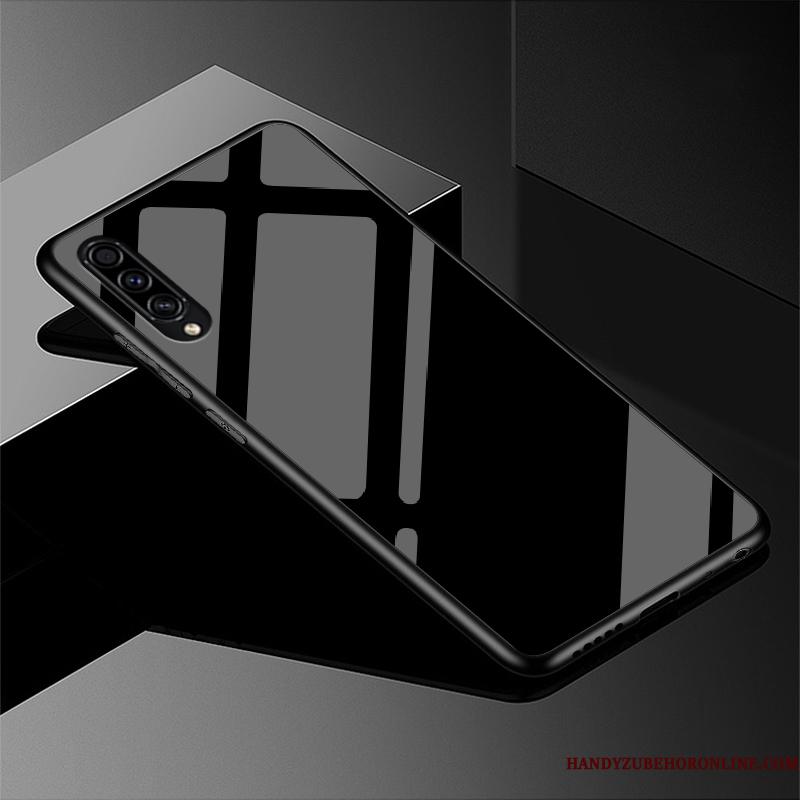 Samsung Galaxy A50s Etui Cover Alt Inklusive Simple Beskyttelse Glas Sort Mode