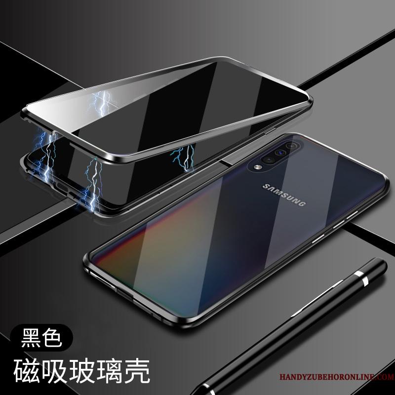 Samsung Galaxy A50s Magnetisk Telefon Etui Glas Beskyttelse Stjerne Alt Inklusive Cover
