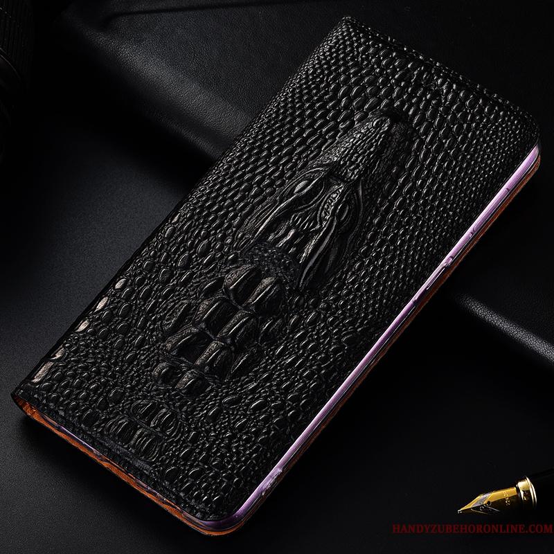 Samsung Galaxy A50s Ægte Læder Stjerne Krokodille Cover Alt Inklusive Anti-fald Telefon Etui