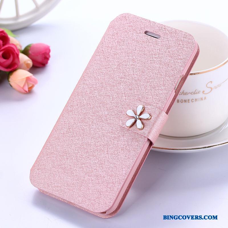 Samsung Galaxy A7 2015 Cover Mobiltelefon Beskyttelse Stjerne Telefon Etui Lædertaske Rosa Guld
