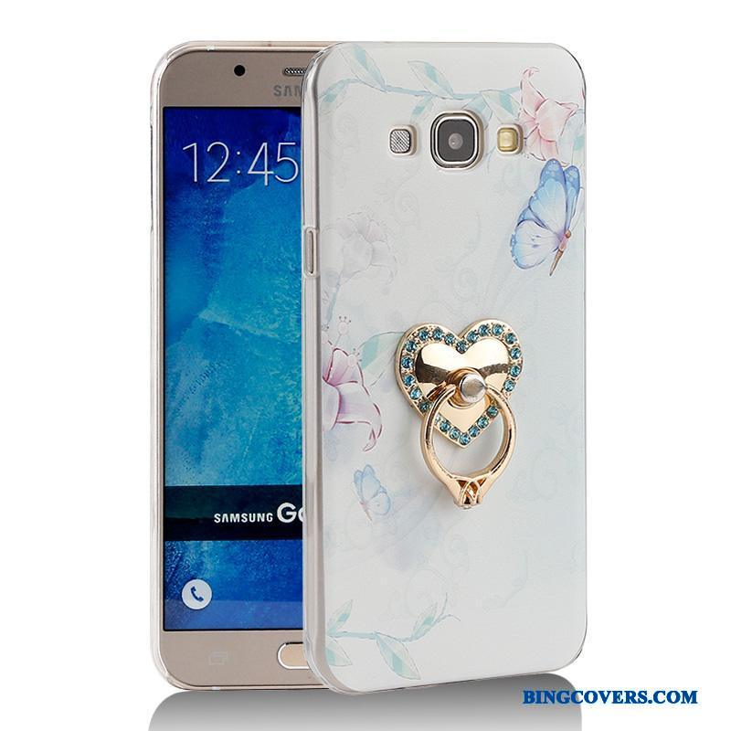 Samsung Galaxy A7 2015 Etui Mobiltelefon Cartoon Support Malet Cover Beskyttelse Stjerne