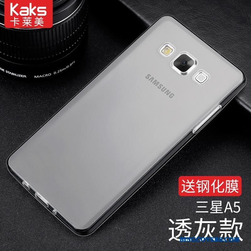 Samsung Galaxy A7 2015 Telefon Etui Silikone Cover Gennemsigtig Beskyttelse Stjerne Let Tynd