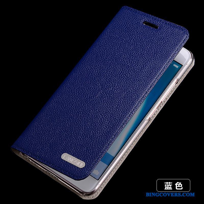 Samsung Galaxy A7 2016 Etui Rosa Guld Silikone Anti-fald Folio Lædertaske Stjerne Beskyttelse