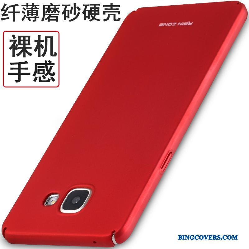 Samsung Galaxy A7 2016 Silikone Cover Rød Stjerne Telefon Etui Beskyttelse Alt Inklusive
