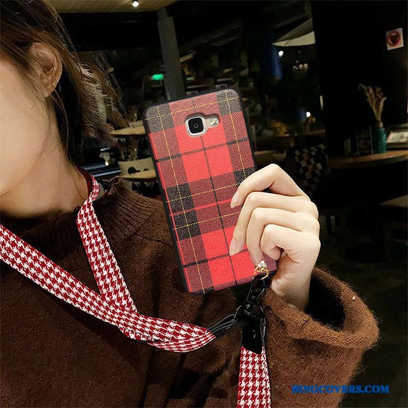 Samsung Galaxy A7 2016 Telefon Etui Af Personlighed Trend Alt Inklusive Rød Cover Kreativ