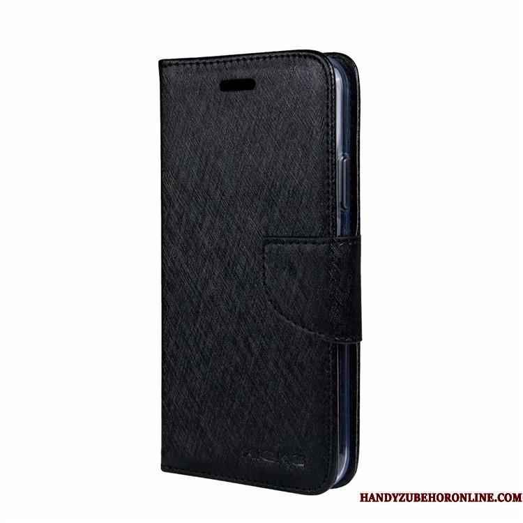 Samsung Galaxy A70 Lædertaske Måned Business Beskyttelse Kort Blå Telefon Etui